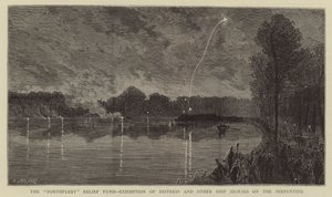 ノースフリート救済基金、遭難の展示、その他の船の信号 作： Charles Auguste Loye